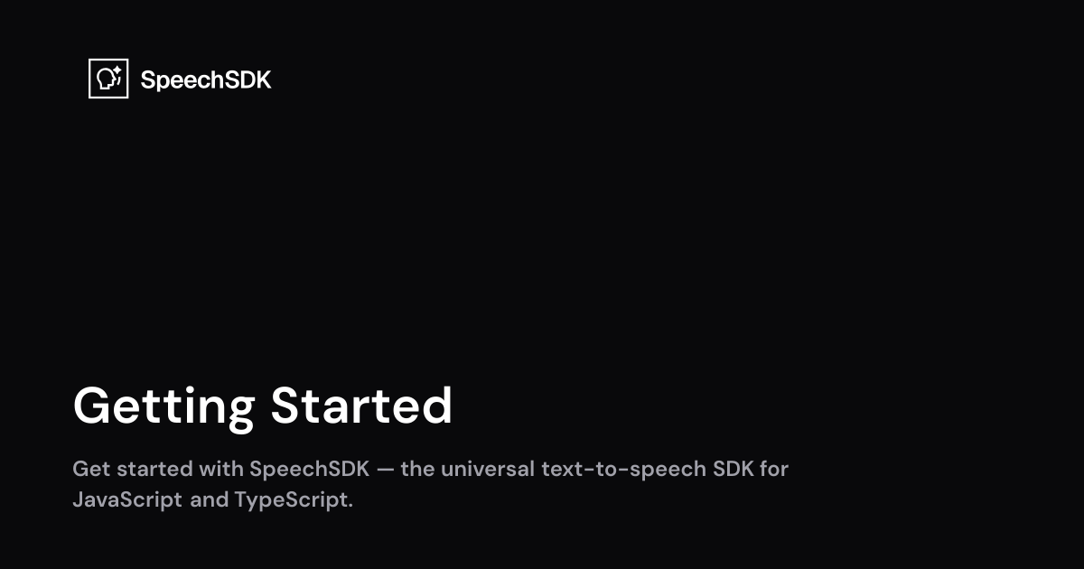 Getting Started